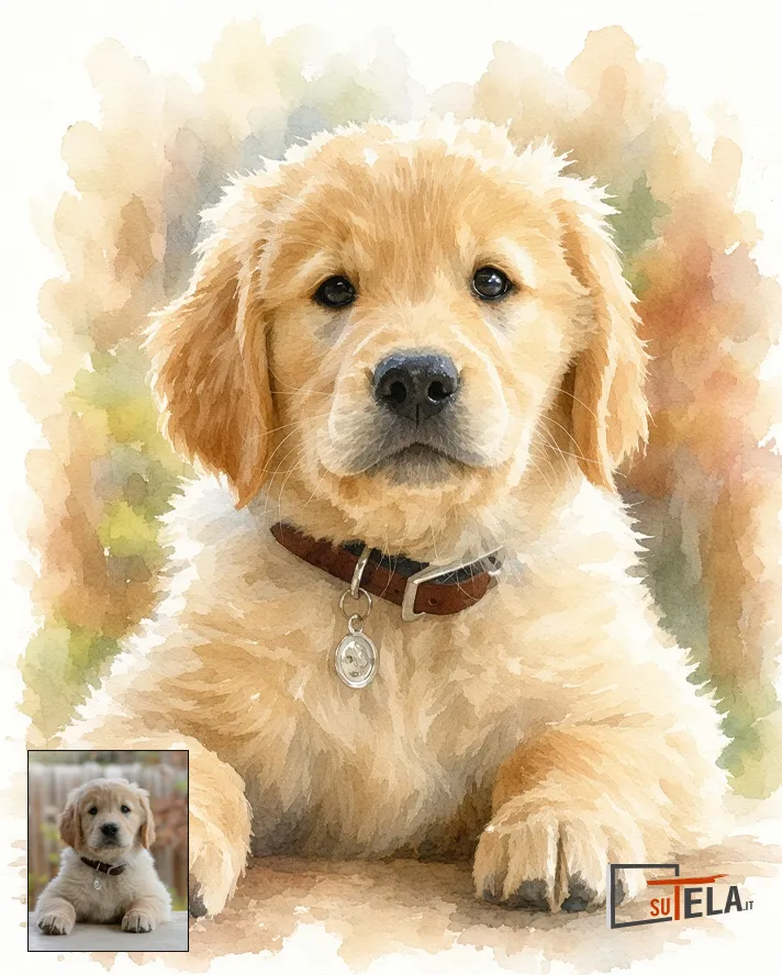 Ritratto personalizzato di animale domestico